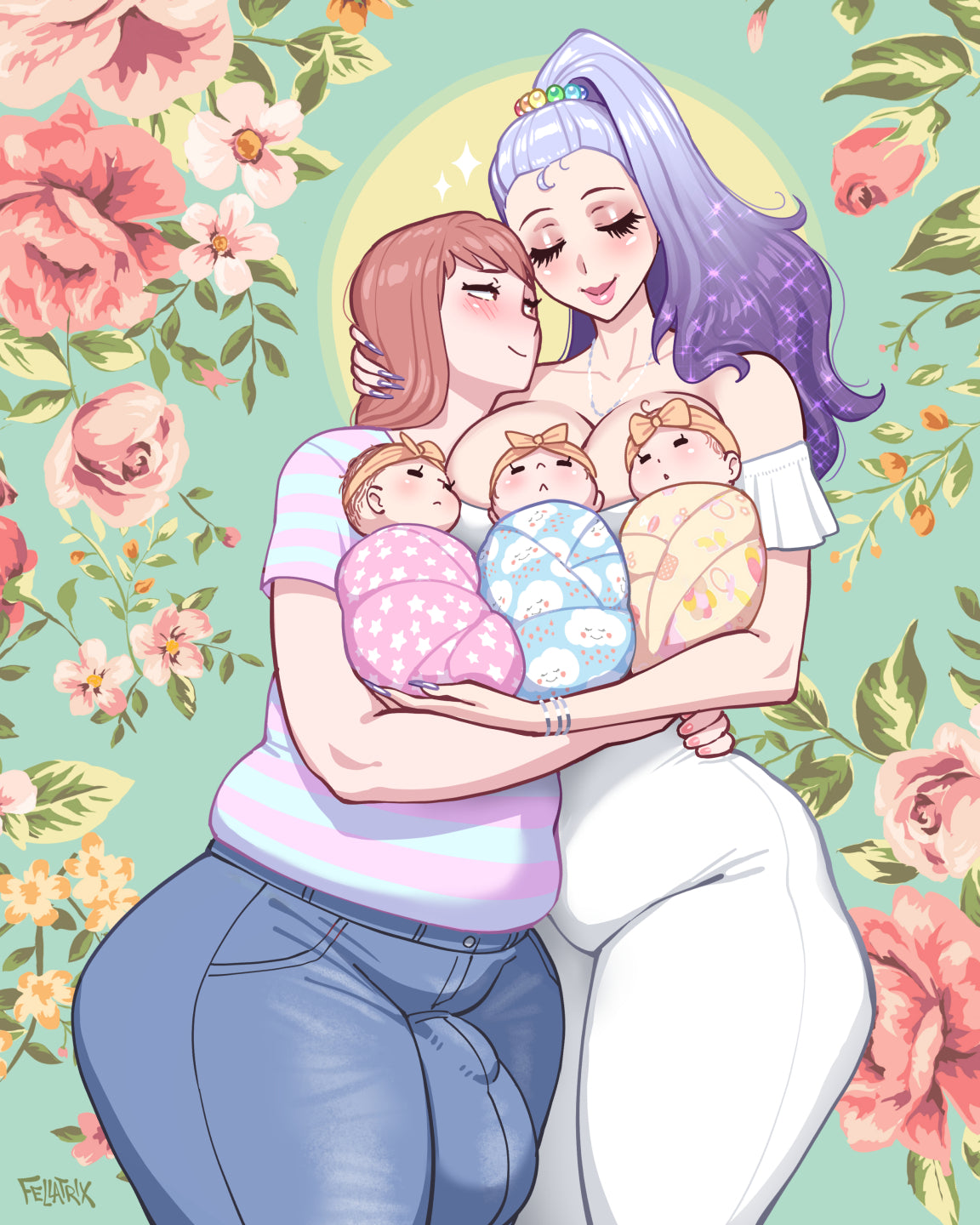 Print - Sarah & Ashley · Little Flowers