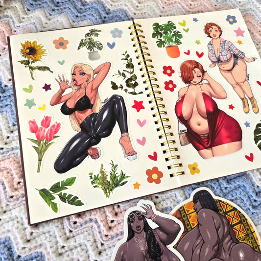 Reusable Sticker Book - Brittany