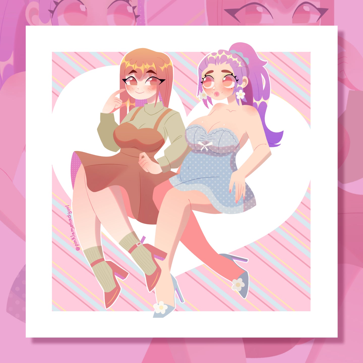 Guest Artist Print - Sarah & Ashley · Lovebirds