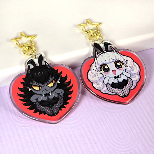 Acrylic Charm - Griselda & Bianca · Tsundere Love