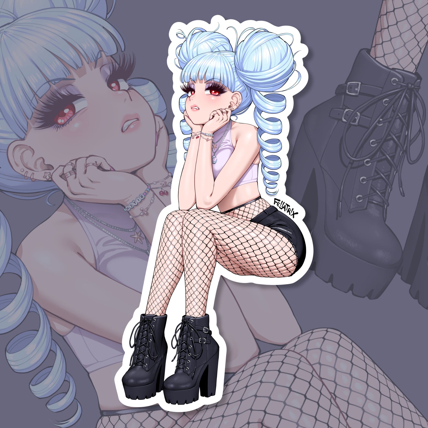 Sticker - Valentina · Annoyed