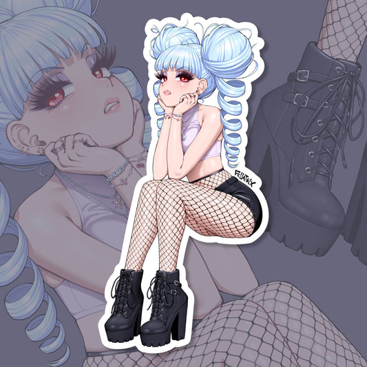 Sticker - Valentina · Annoyed